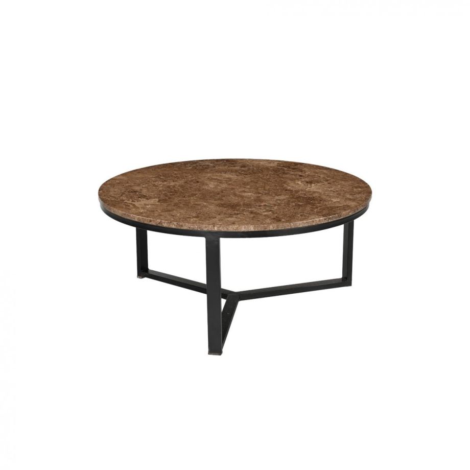 Livingfurn Senna salontafel 60 cm - hout - bruin