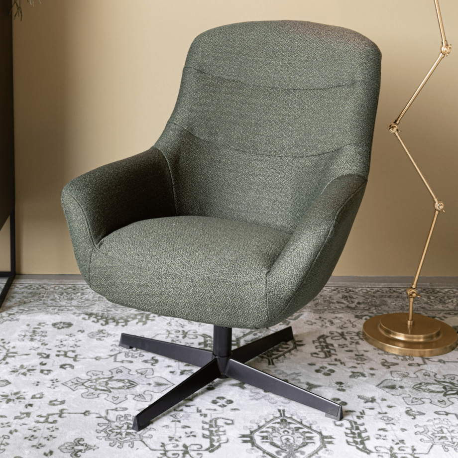 Yuki lounge chair stof van het woonmerk Puur