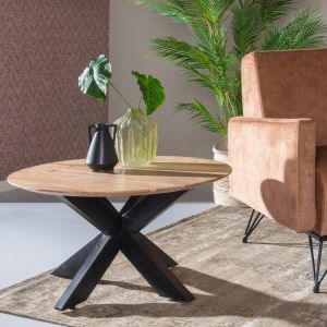 Salontafel Oslo Rond Naturel 80 cm