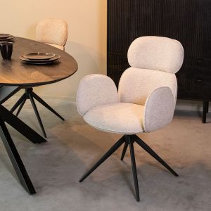 Vidar eetkamerstoel bouclé