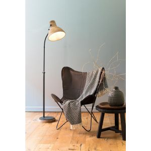 Imbert vloerlamp - hout/mat zwart