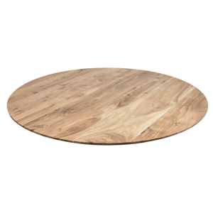 Zurich tafelblad rond ø100x3.8 acaciahout naturel van het woonmerk HSM Collection