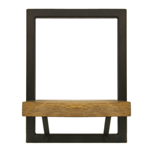 Levels wandplank 25x32 naturel/zwart