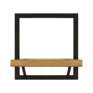 Levels wandplank 32x32 naturel/zwart