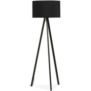 Vloerlamp Flori zwart-zwart