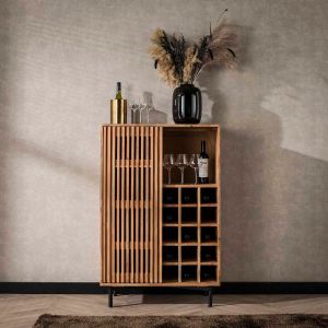 Maka wijnkast - 80 cm - naturel