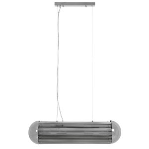 Grayson hanglamp 6L Ø20x80 cm - chroom/smoke