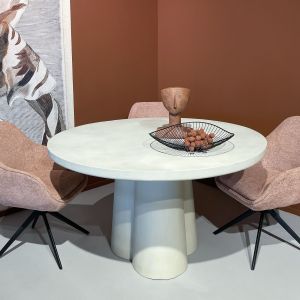 Sandy eettafel 130 cm - beige