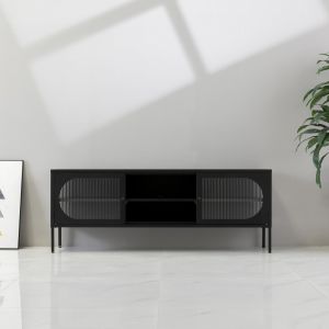 Industrieel metalen tv meubel next level - ovaal van het woonmerk DS4U