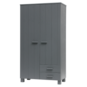 Dennis kast met laden grenen 202 cm