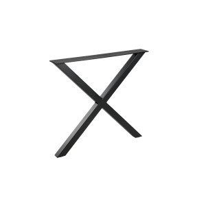 Tablo onderstel X-poot metaal zwart (1 stuks)