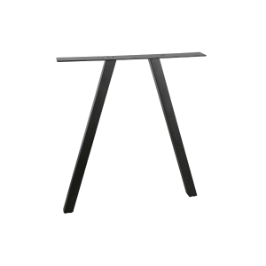 Tablo 2-standen poot vierkant metaal zwart (1 stuks)