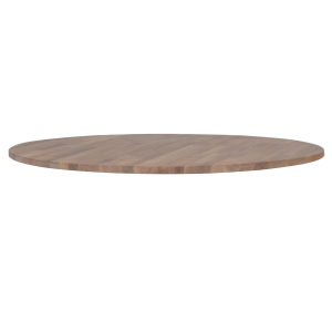 Tablo tafelblad eiken grijze olie rond 120 cm
