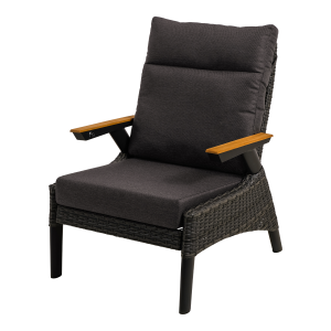 Loungestoel Florence Forte - zwart
