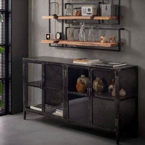 Evan dressoir metaal 180 cm