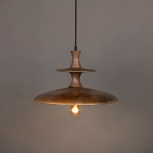 Dutchbone Cath hanglamp S - walnoot