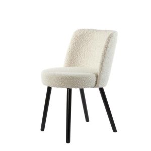 Eckley eetkamerstoel bouclé