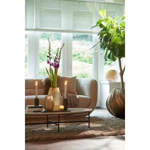 Loes salontafel - marmer bruin-zwart