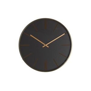 Emporio klok Ø53 cm zwart/goud