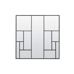 Refar spiegel ø120 cm - mat zwart