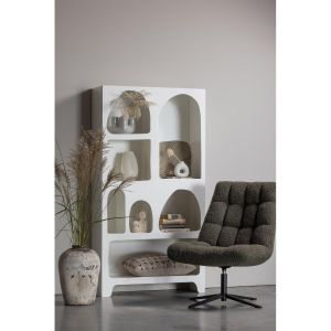 Caz vakkenkast breed - wit