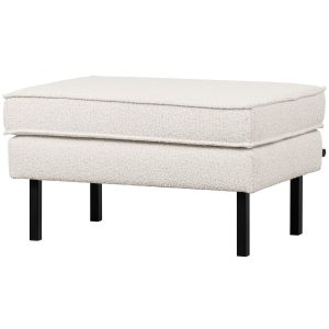 Rodeo hocker bouclé naturel