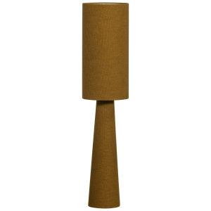 Woood Loft vloerlamp metaal/bouclé 130xø30 cm - bruin/oranje