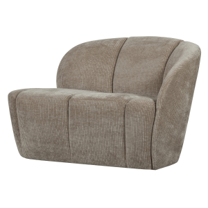 Mojo 2-zits bankje rechts geweven ribstof