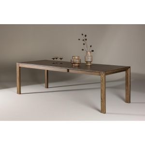 Tova uitschuifbare eettafel - 170/210/250 x 95 cm - donker eik