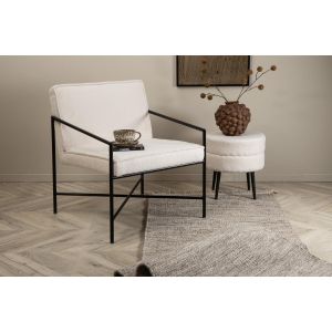 Nara fauteuil - teddy - off white