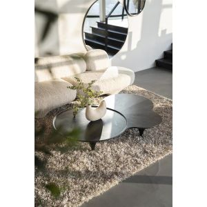 Organische salontafel Fay - zwart
