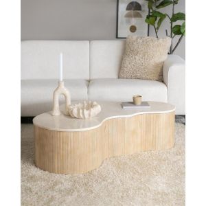 Salontafel Kira groot - wit