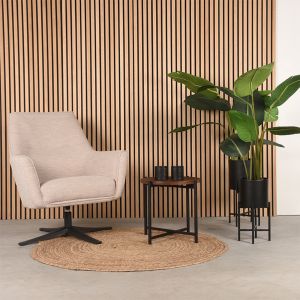 Bijzettafel Dox - espresso mangohout