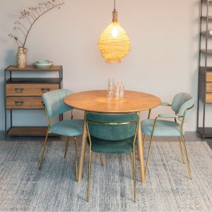 Farsund eettafel 100 cm naturel