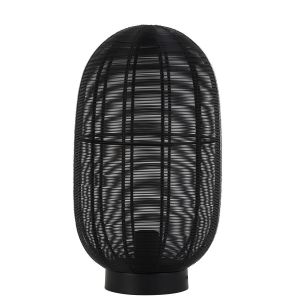 Ophra tafellamp Ø23x40 cm - mat zwart