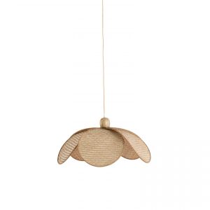 Lavrio hanglamp Ø48x29 cm - webbing naturel/hout