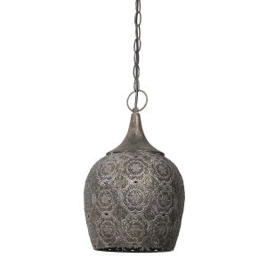Kadiri hanglamp Ø23,5x39,5 cm - bruin goud