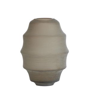 Nayoro vaas Ø31x42 cm - glas mat lichtbruin