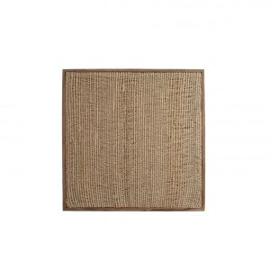 Kalaw wandornament 80x3x80 cm - jute naturel