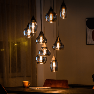 Jaxine hanglamp smoke glas 9L van het woonmerk Vurna