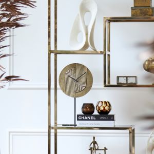 Gwenna klok op voet 26x7x40 cm