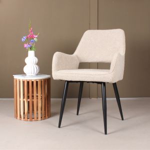 Lenon eetkamerstoel bouclé 2.0