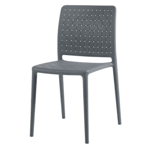 Loes terrasstoel zonder armleuning antraciet van het woonmerk Project Y