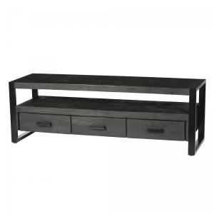 Norris tv-meubel 150 cm - zwart