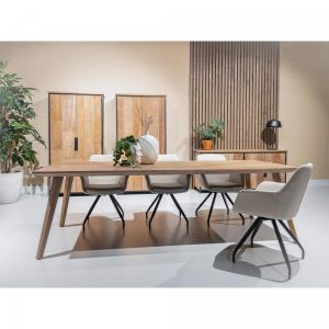 Tomar eetkamertafel - 220 cm - naturel - hout