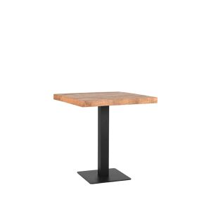 Restauranttafel 70x70x74 cm - straight edge - naturel