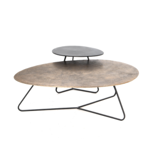 Macy salontafel set van 2 - grijs