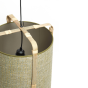 Sendai hanglamp Ø42x70 cm - groen/bamboo