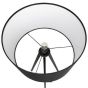 Vloerlamp Flori Zwart