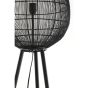 Yumi vloerlamp driepoot Ø37x128 cm - mat zwart